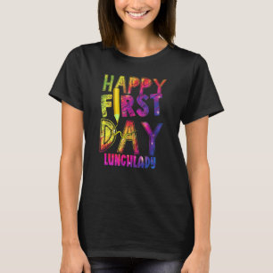 Gefärbte Krawatte Stift glücklich ersten Tag der S T-Shirt