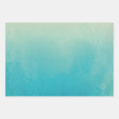 Gefärbte Krawatte, strahlend blau und farbenfrohe Geschenkpapier Set (Vorderseite 3)