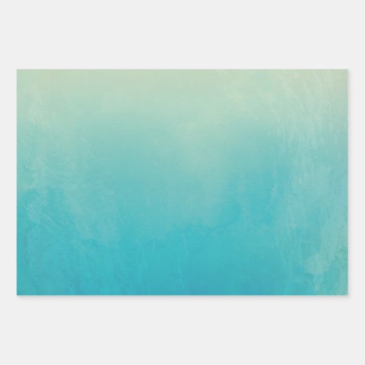 Gefärbte Krawatte, strahlend blau und farbenfrohe Geschenkpapier Set (Vorderseite 3)