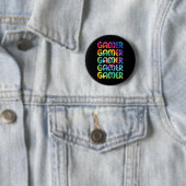 Gefärbte Krawatte Style Gaming Video Game Men Boys Button (Beispiel)