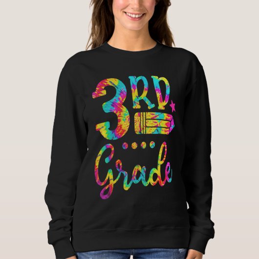 Gefärbte Krawatte Sweatshirt (Vorderseite)