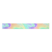 Gefärbte Krawatte Swirl Marble Retro Groovy Satinband (Vorderseite)