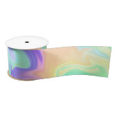 Gefärbte Krawatte Swirl Marble Retro Groovy Satinband (Spule)