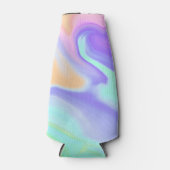 Gefärbte Krawatte Swirl Pastel Groovy Flaschenkühler (Vorderseite)