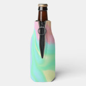 Gefärbte Krawatte Swirl Pastel Groovy Flaschenkühler (Flasche Rückseite)