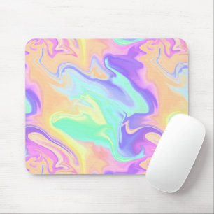Gefärbte Krawatte Swirl Pastel Groovy Mousepad