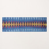Gefärbte Krawatte Swirl & Stripe Yogamatte (Rückseite (Horizontal))