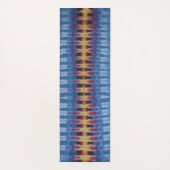 Gefärbte Krawatte Swirl & Stripe Yogamatte (Rückseite)