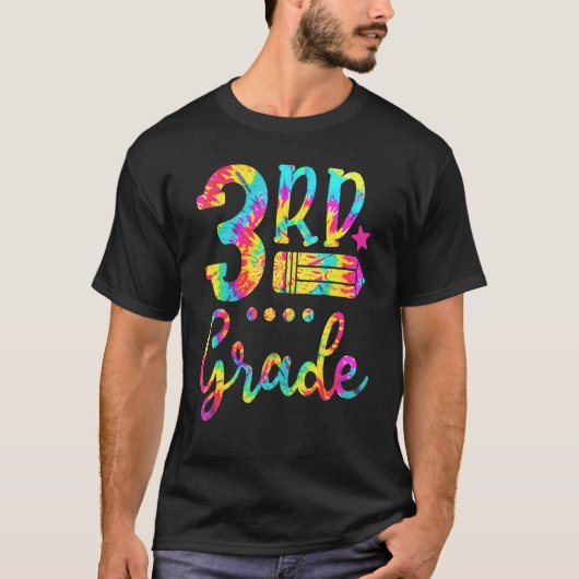 Gefärbte Krawatte T-Shirt (Vorderseite)