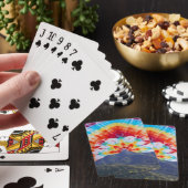 Gefärbte Krawatte Tamalpais Spielkarten (In Situ)