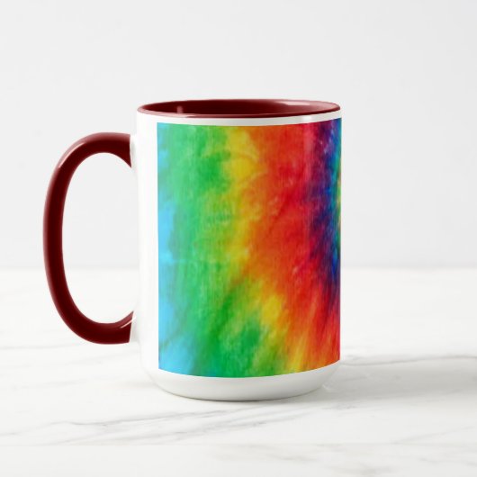 gefärbte Krawatte Tasse (Links)