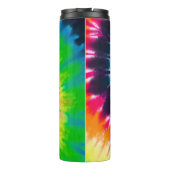 Gefärbte Krawatte Thermosbecher (Rückseite)