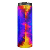 Gefärbte Krawatte Thermosbecher (Rückseite)