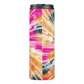 Gefärbte Krawatte Thermosbecher (Rückseite)