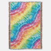 Gefärbte Krawatte Throw Blanket Decke (Vorderseite Vertikal)