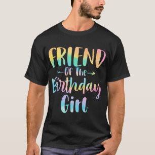 Gefärbte Krawatte-Tochter eines Geburtstags T-Shirt
