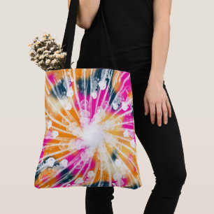 Gefärbte Krawatte Tote Bag Tasche