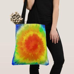 Gefärbte Krawatte Tote Bag Tasche