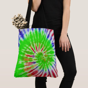 Gefärbte Krawatte Tote Bag Tasche