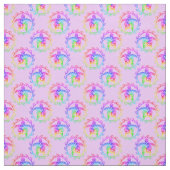 Gefärbte Krawatte Tribal Turtle Moari Sun Pink Stoff (Muster)