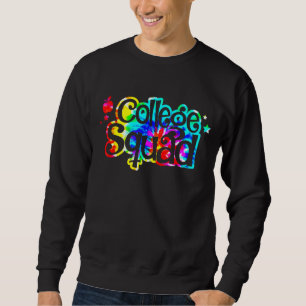 Gefärbte Krawatte Uni Kämpfen zurück zu Schullehre Sweatshirt