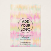 Gefärbte Krawatte unicorn Regenbogenschmuck, Halsk (Rückseite)