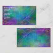 Gefärbte Krawatte Visitenkarte (Vorne/Hinten)
