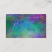 Gefärbte Krawatte Visitenkarte (Rückseite)