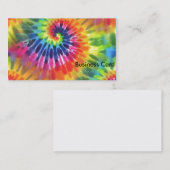 Gefärbte Krawatte Visitenkarte (Vorne/Hinten)