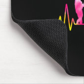 Gefärbte Krawatte von Bachforelle Mousepad (Ecke)