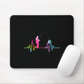 Gefärbte Krawatte von Bachforelle Mousepad (Mit Mouse)