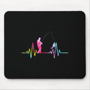 Gefärbte Krawatte von Bachforelle Mousepad