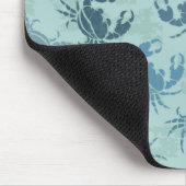 Gefärbte Krawatte von Krabben Mousepad (Ecke)