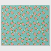 Gefärbte Krawatte Watermelon Ice Pop Geschenkpapier (Flach)