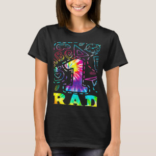 Gefärbte Krawatte willkommen zurück zur Schule Hap T-Shirt