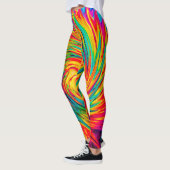 GEFÄRBTE KRAWATTE WIND ABSTRAKT LEGGINGS (Links)