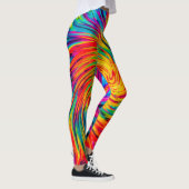 GEFÄRBTE KRAWATTE WIND ABSTRAKT LEGGINGS (Rechts)