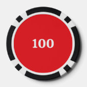 GEFÄRBTE KRAWATTE WIND ABSTRAKT POKERCHIPS (Rückseite)
