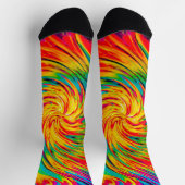 GEFÄRBTE KRAWATTE WIND ABSTRAKT SOCKEN (Oben)