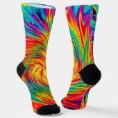 GEFÄRBTE KRAWATTE WIND ABSTRAKT SOCKEN (Gewinkelt)