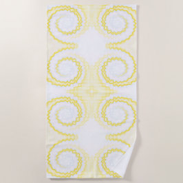 Gefärbte Krawatte wirbelnd funky Retro groovy, gel Strandtuch