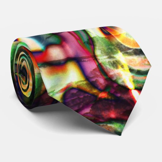 Gefärbte Krawatte Wirkung Abstrakter Kunst (Gerollt)