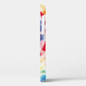 Gefärbte Krawatte wirl. Nahtloses Zehnenmuster. Fa Case-Mate iPhone Hülle (Rückseite / Links)