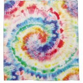 Gefärbte Krawatte wirl. Nahtloses Zehnenmuster Fa Duschvorhang (Vorderseite)