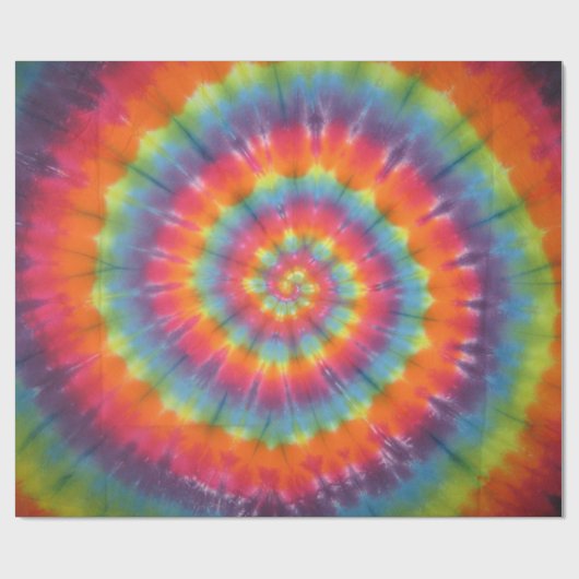 Gefärbte Krawatte-Wrapping-Papier mit hellen Swirn Geschenkpapier (Flach)