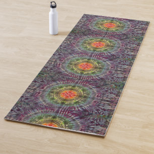 Gefärbte Krawatte Yoga Mat (doppelseitig!) Yogamatte
