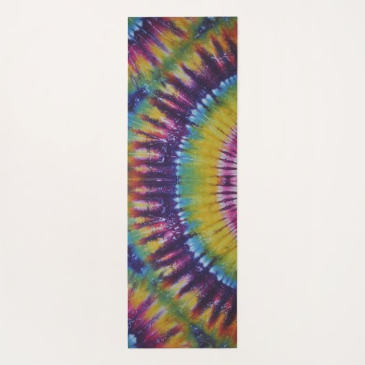 Gefärbte Krawatte Yogamatte (Rückseite)