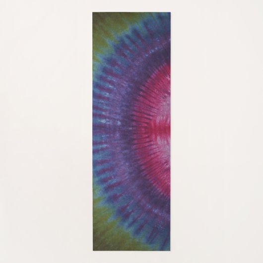 Gefärbte Krawatte Yogamatte (Vorderseite)