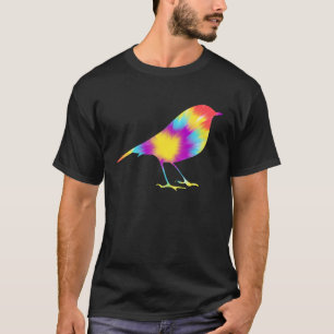 Gefärbte Krawatte Zoo Tiere Vögel Haustiere Adopti T-Shirt
