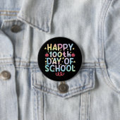 Gefärbte Krawatte zum 100. Schullehrertag Button (Beispiel)